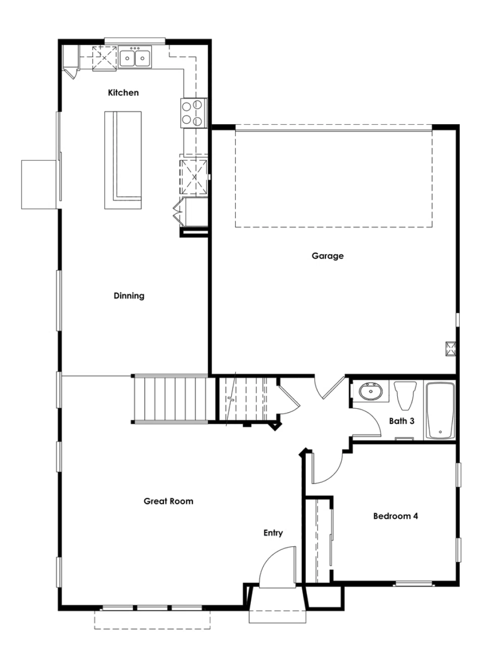 Detailed 3D Rendering Collections of 2D Floor Plan
