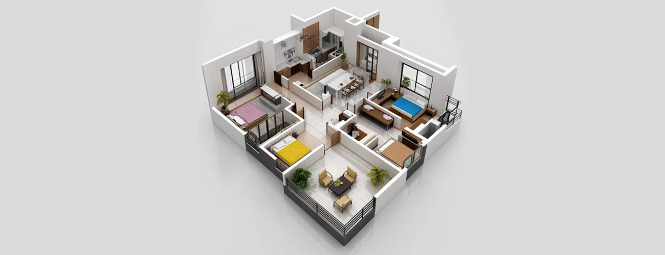 3D Floor Plan Rendering Services