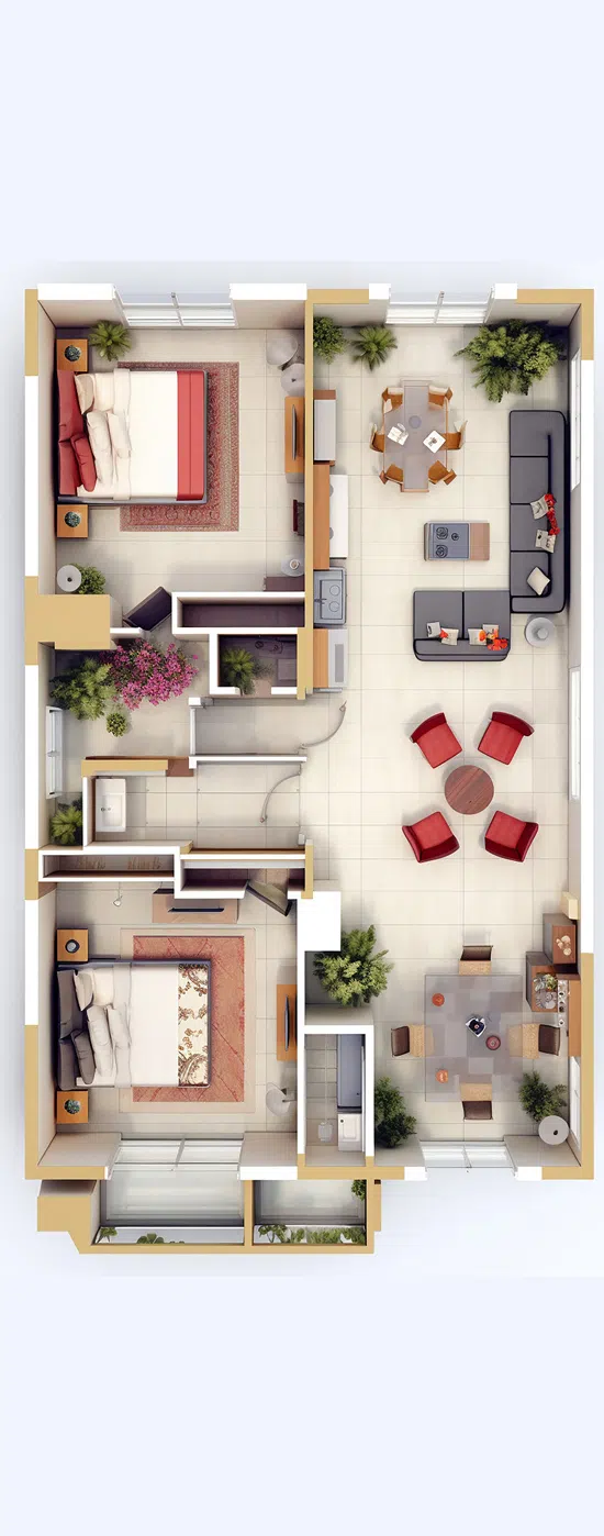 BluEnt: Your Trusted 3D Floor Plan Rendering Partner