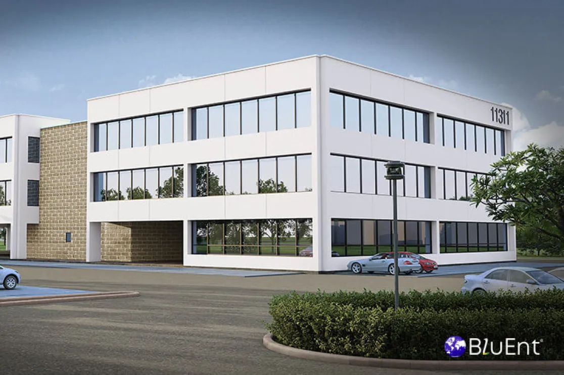 3D exterior render for commercial complex