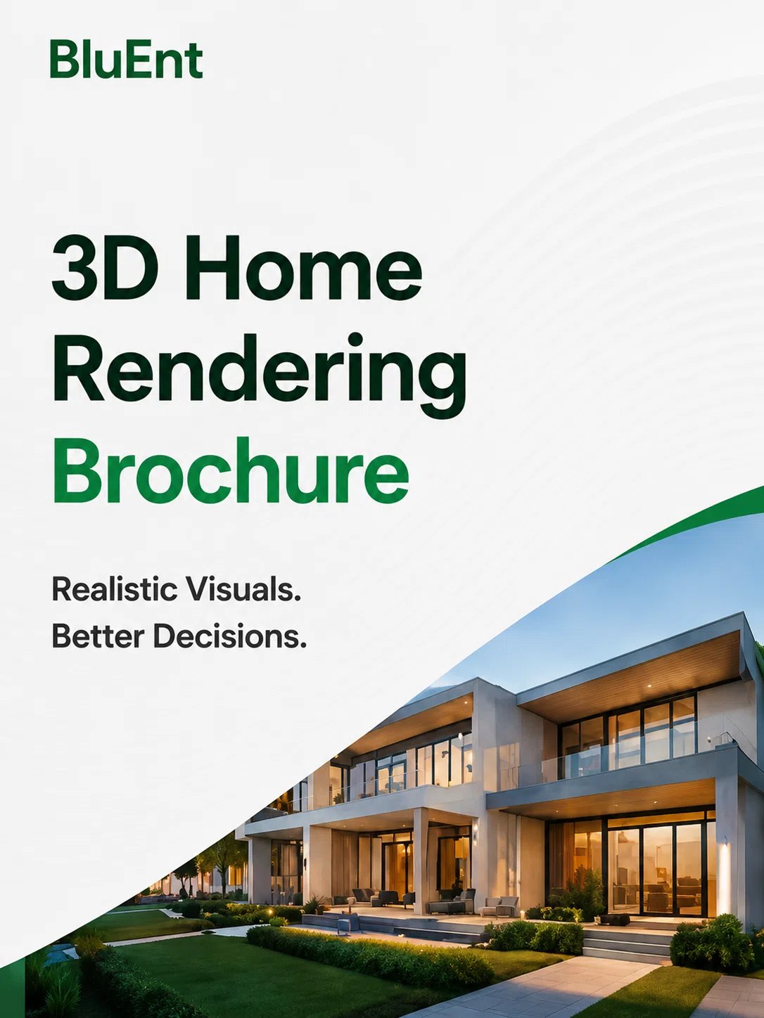 3D Home Rendering Brochure