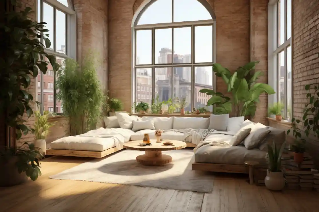 Realistic Lighting and Ambience in 3D Living Room Visualizations