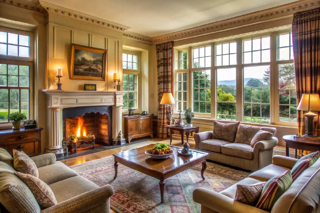 Clear Representation of Space and Proportions in a 3D Living Room