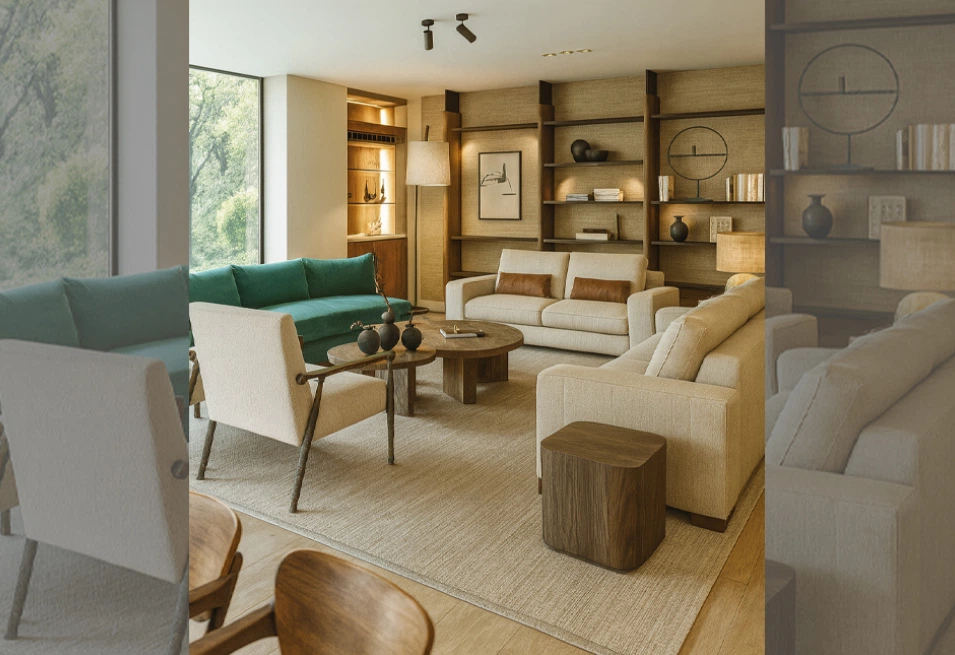 3d Luxury Living Room Interior Design