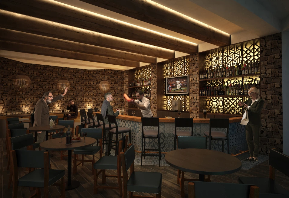 3D rendering dominion bar