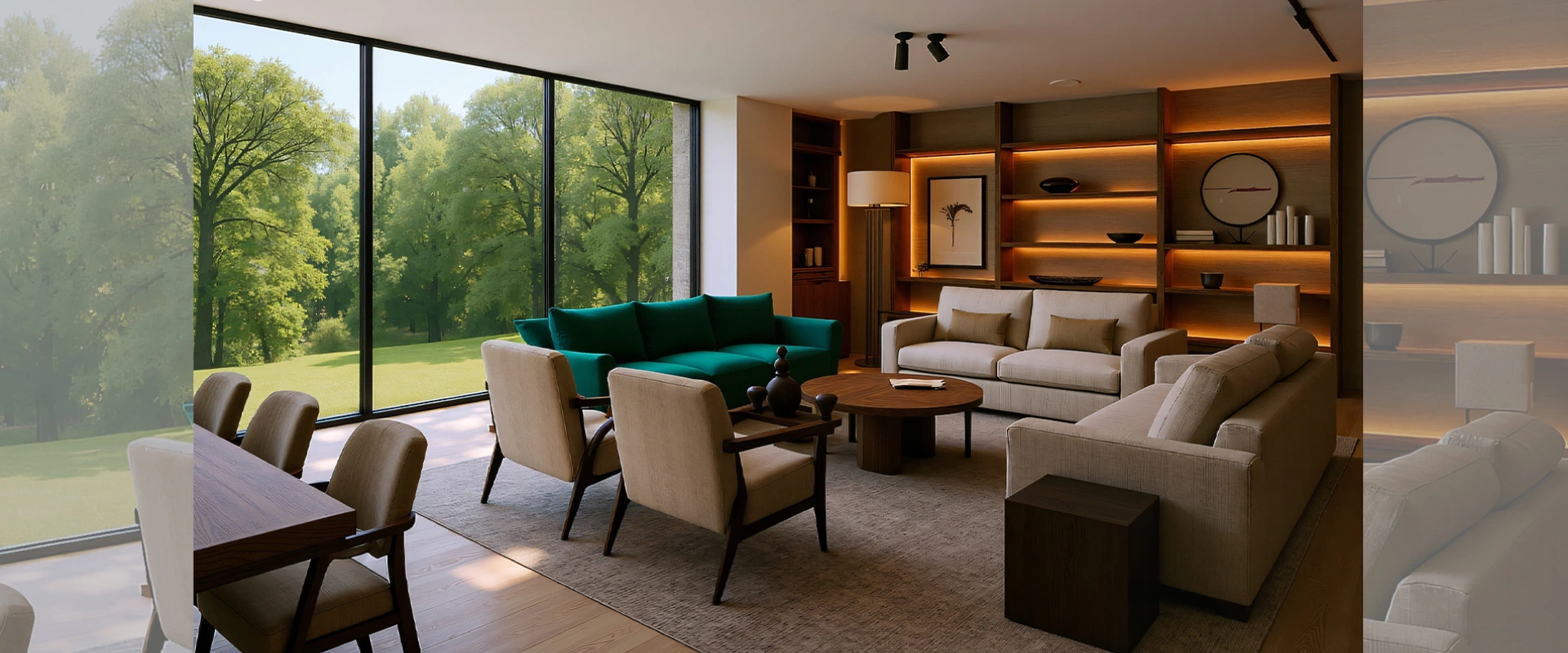 3D Rendering Living ROOM USA