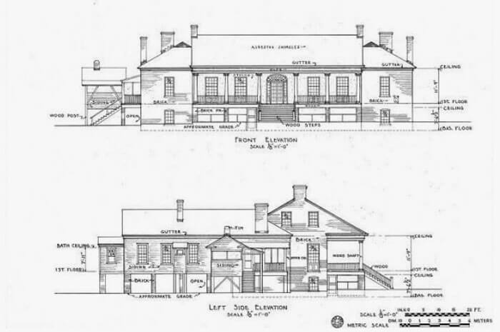 what does an elevation drawing show