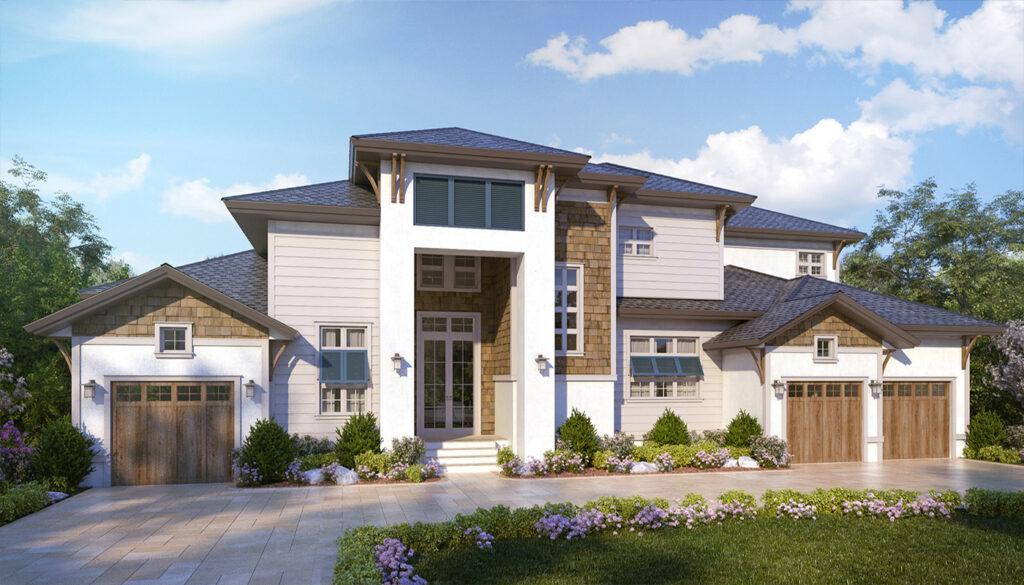 3D Exterior Home Rendering