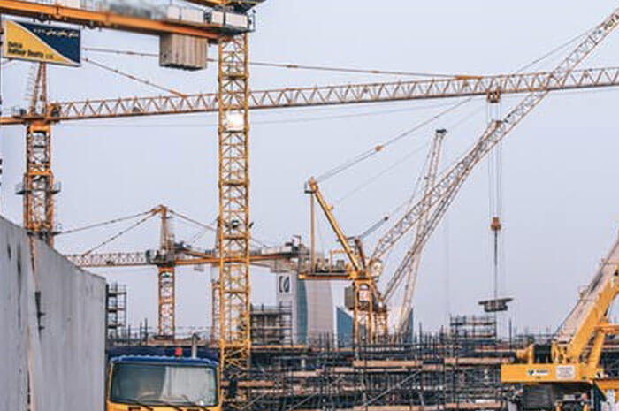construction process for commercial building