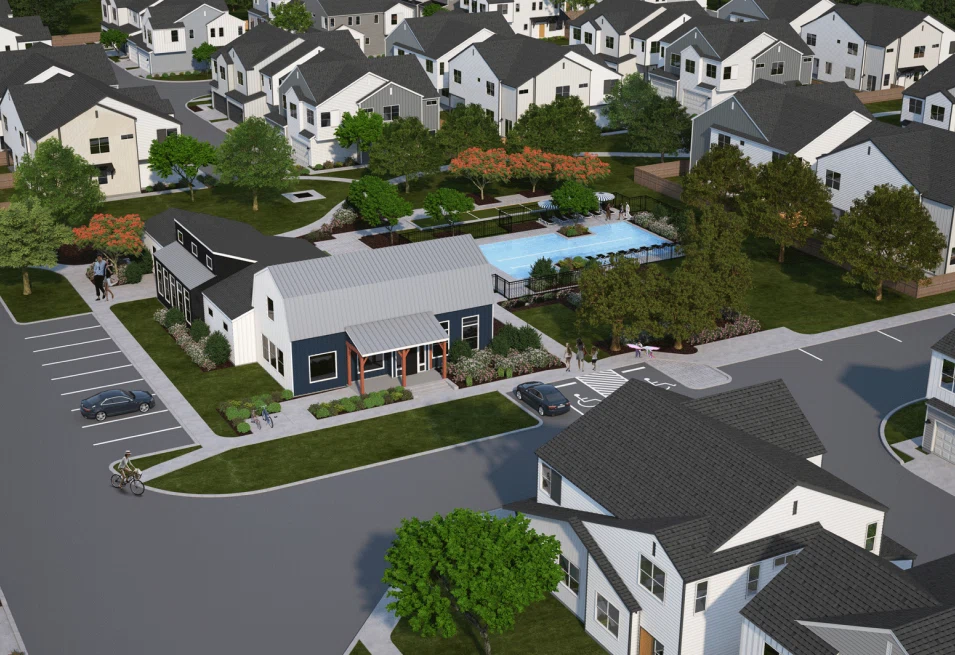 3D Aerial Rendering Collections of a Large-Scale Housing Project
