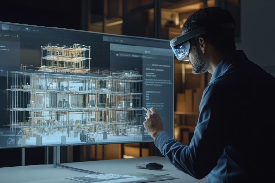 architect using Augmented reality