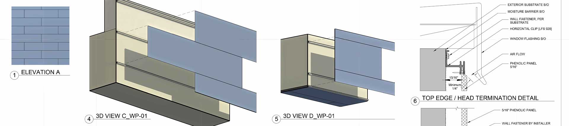 Architectural Shop Drawings portfolio banner