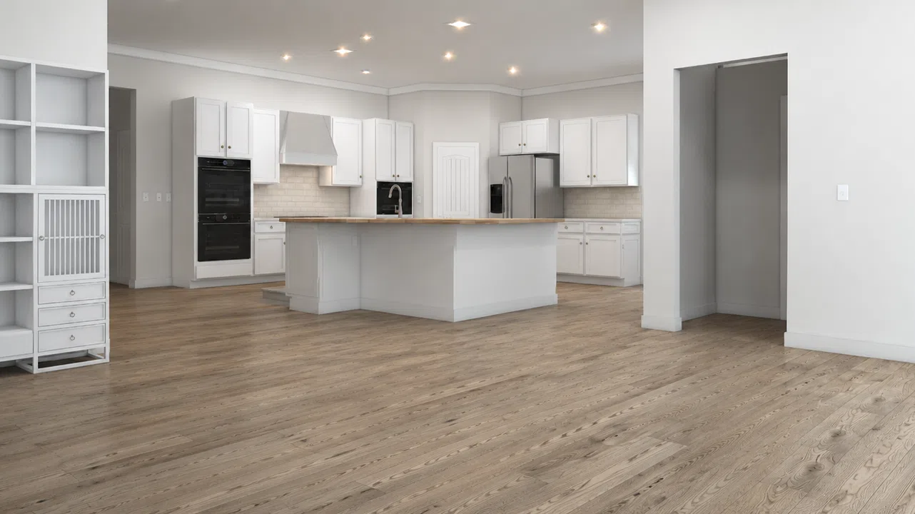 Before: empty interior render