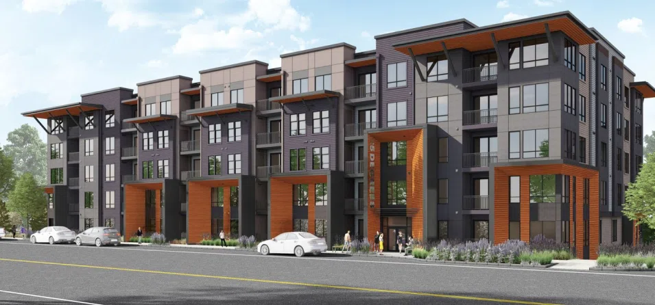 Building 5 front Elevation _Day Rendering_Opt 1