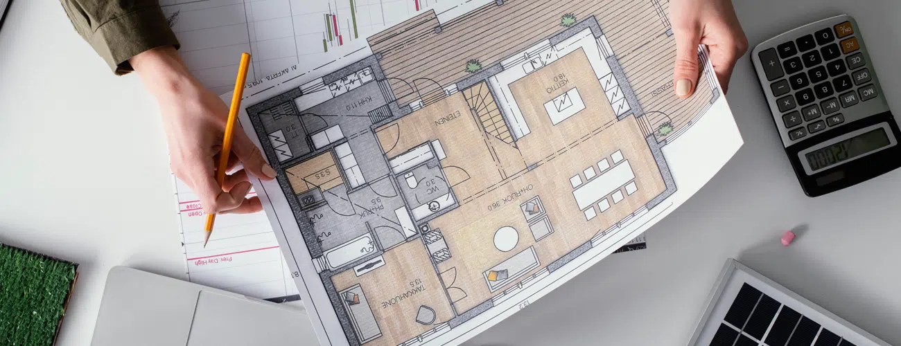 Documentation for interior design drawings