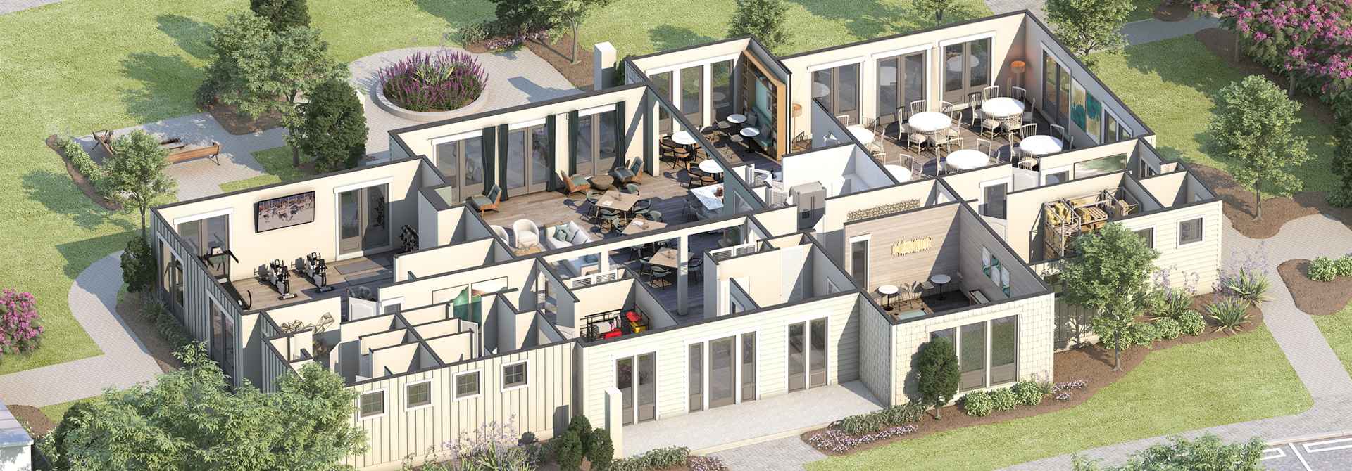 3D Home Rendering with Detailed Interiors Representation