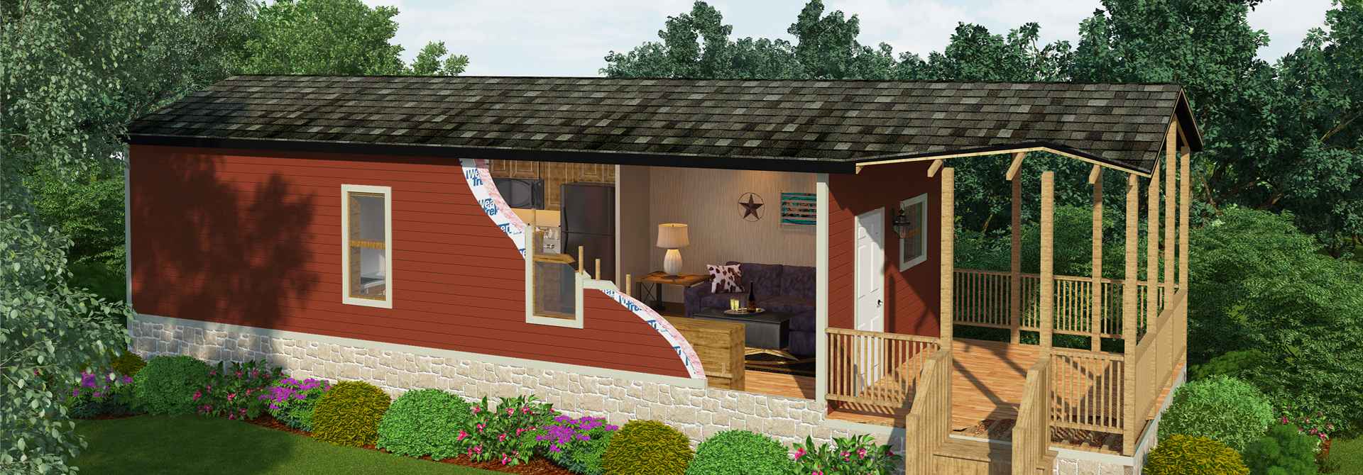 3D Exterior and Interior Home Visualization