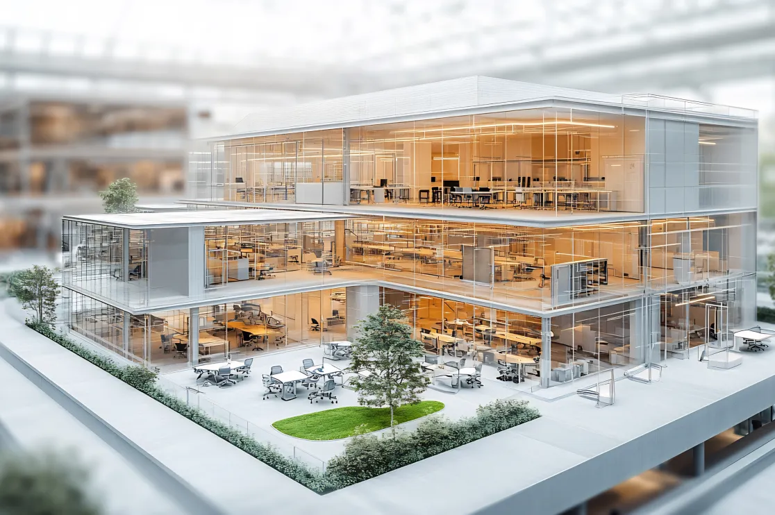 Dollhouse cutaway renders