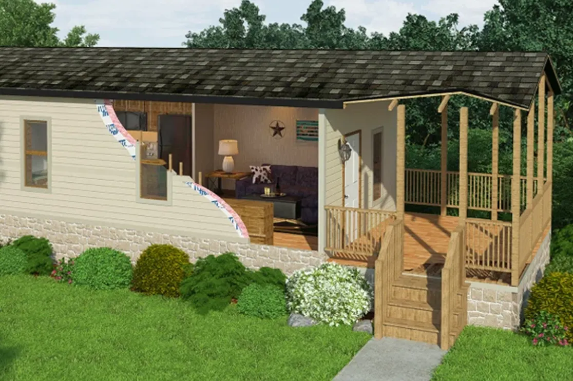 Dollhouse Rendering with Environment