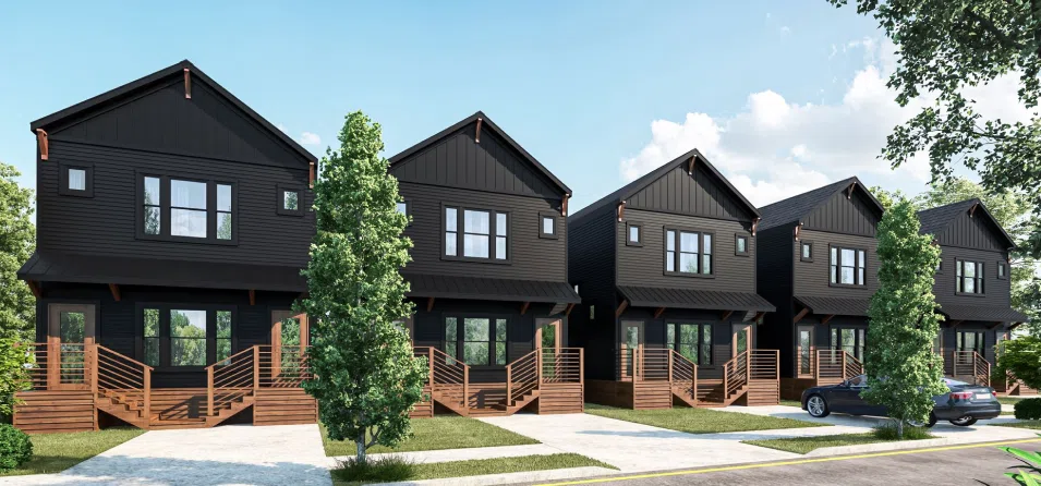 Duplex Plan_John Allen_Crawlspace Exterior Rendering