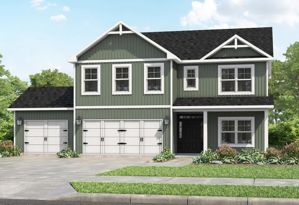 Exterior Rendering Home USA Plan CC2522 Elevation Front
