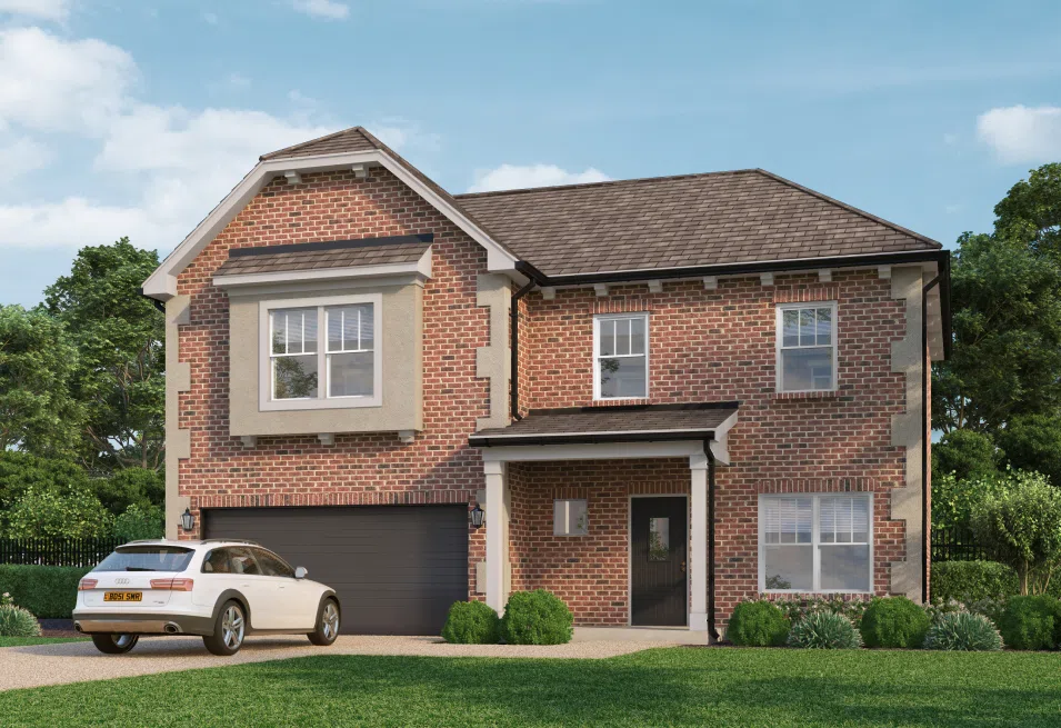 Exterior Rendering Sample of UK Home
