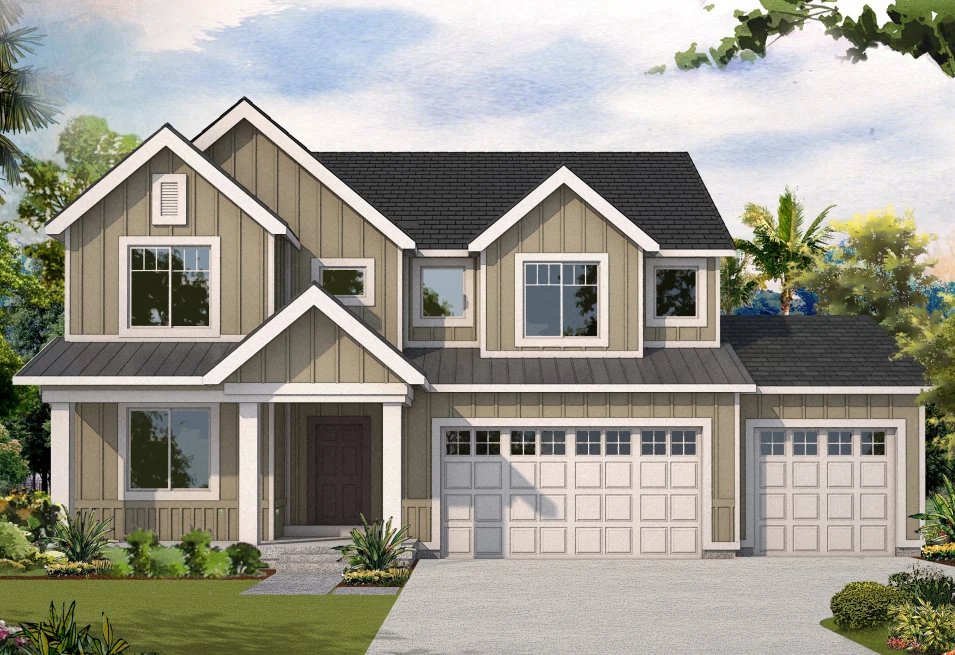 3D Exterior Rendering View for Property