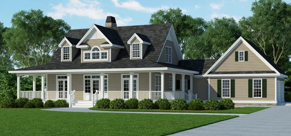 Commercial 3D Exterior House Rendering