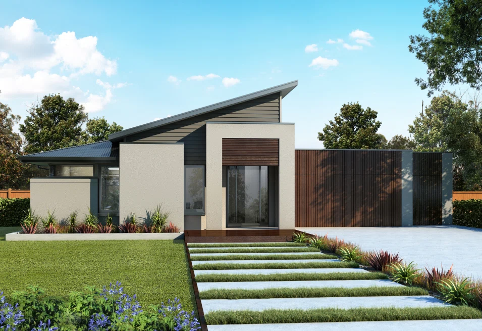 3D Exterior Rendering Model New Building