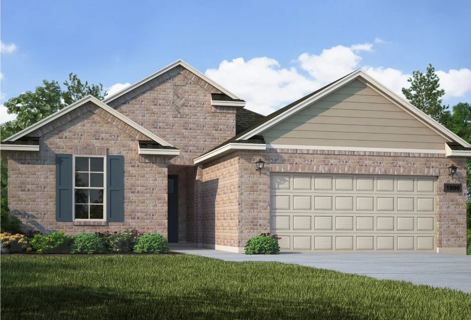 3D Exterior View of a House Property