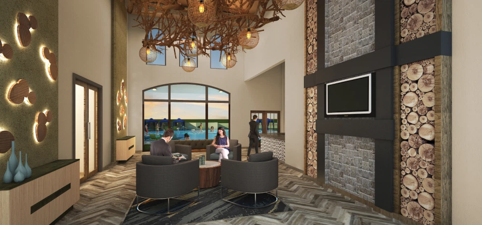 high quality 3d rendering lexington clubhouse