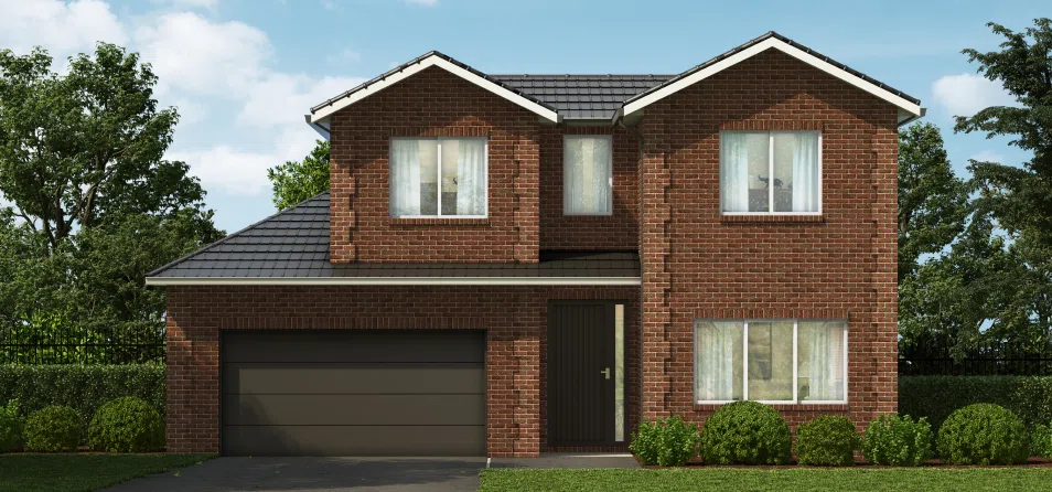 High quality exterior rendering UK home