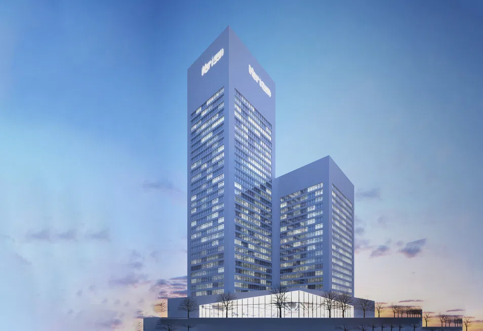 High Quality Exterior Rendering Commercial Building