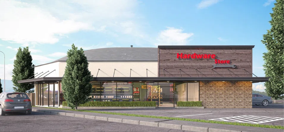 High Quality Exterior Rendering Commercial Space