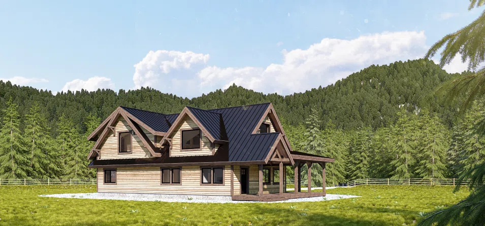 High quality the classic manzanita exterior rendering