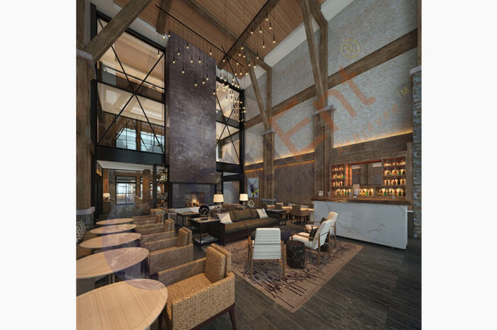 Hotel lobby