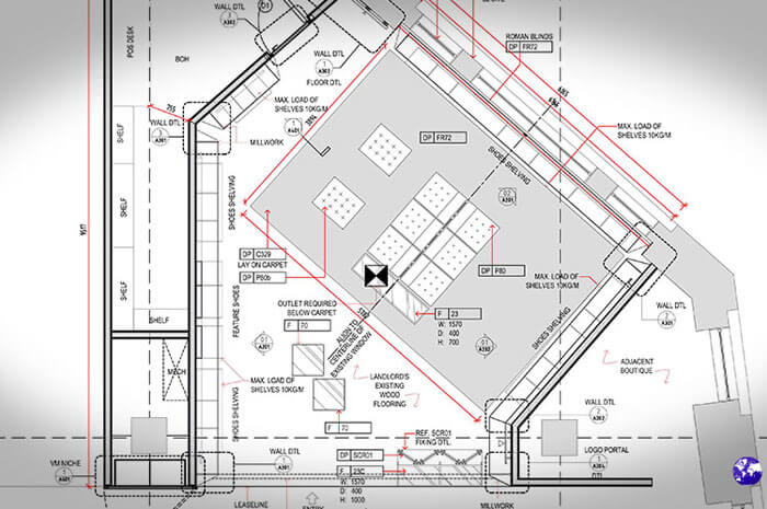 construction drawing line types