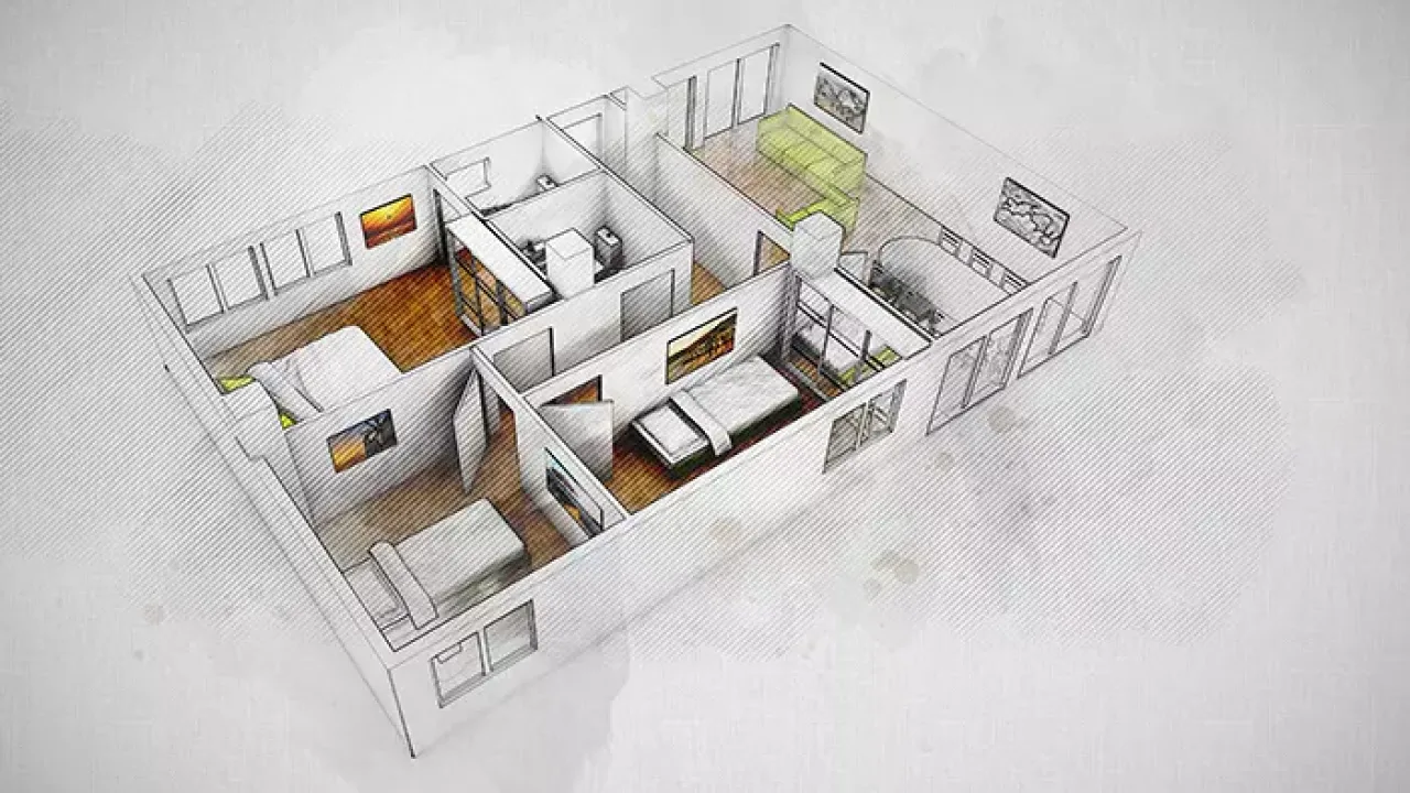 Interior Design Drawings: Types of Floor Plan Layouts | BluEntCAD