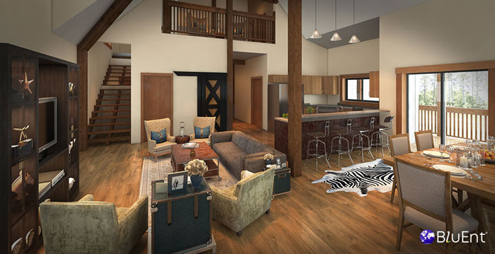 Interior rendering