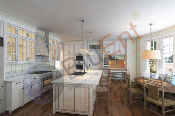 Kitchen interior view