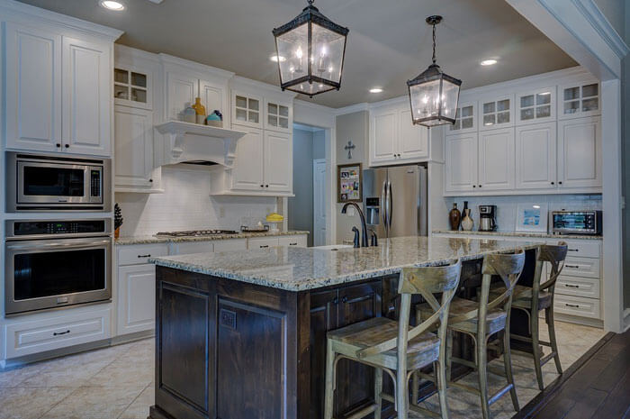 Kitchen island remodeling