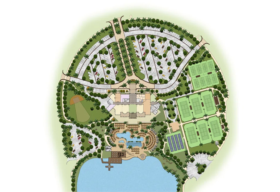 Lakewood amenity 2D site plan