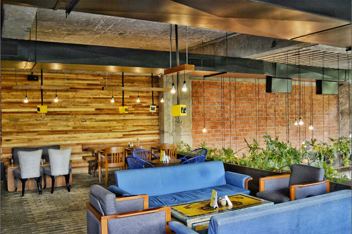 cafe interior design rendering