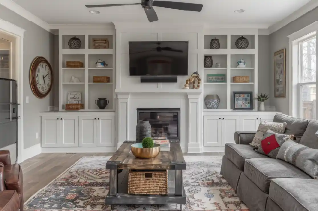 Accurate Material and Finish Visualization for Living Room Interiors