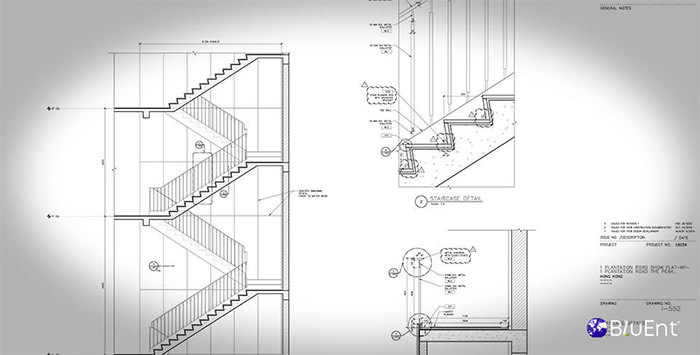 Millwork shop drawing