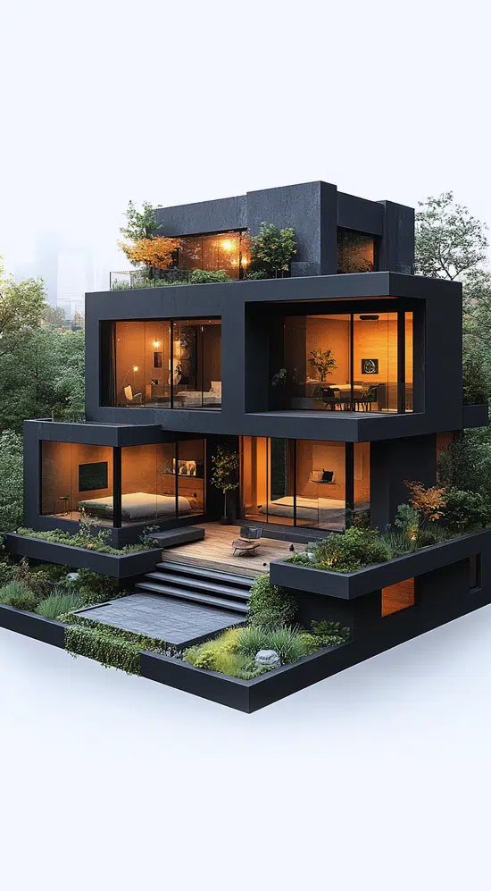 Modern AI Driven Architectural Rendering Projects