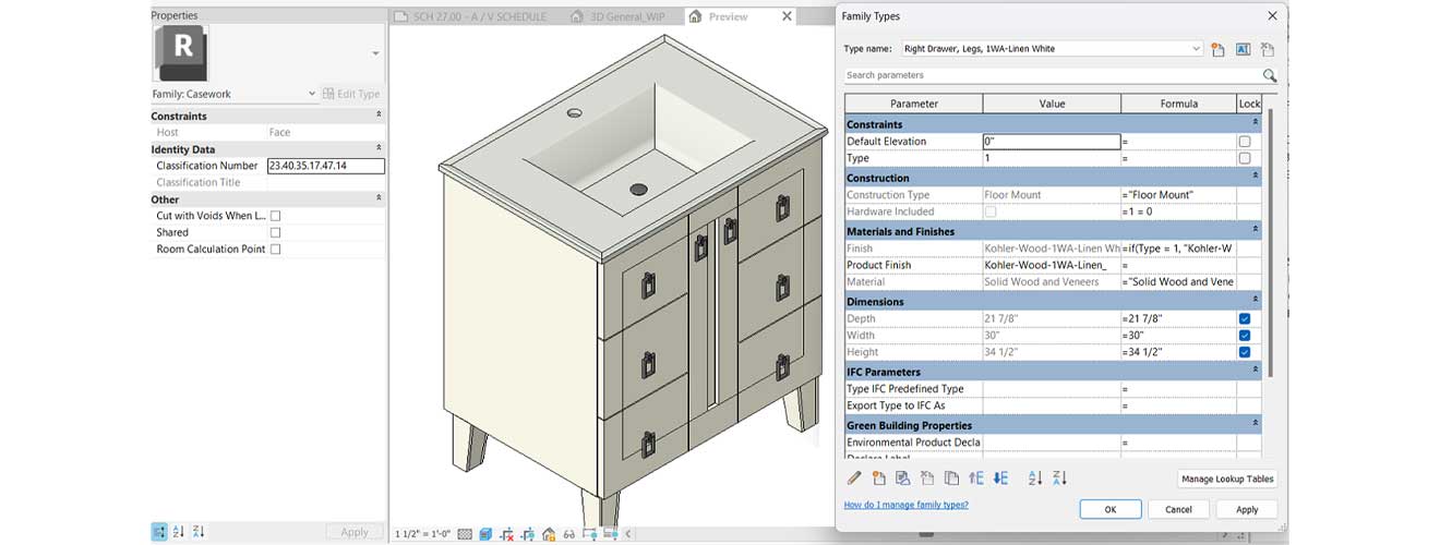 Revit Family Creation After