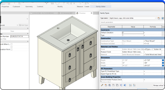 Revit Family Creation Services