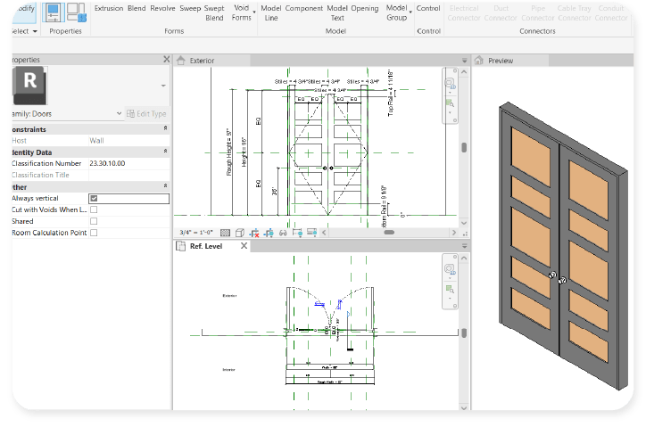 Revit family creation