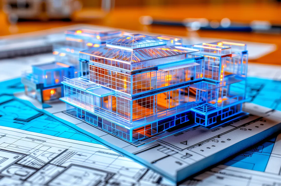 Construction workers reviewing trade clash conflicts leading to increased RFIs and costly rework on site